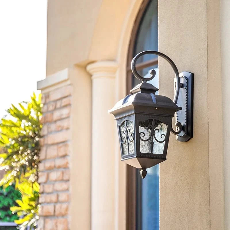 European Style Retro Outdoor Waterproof Wall Scone IP54
