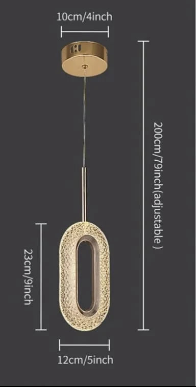Nordic Modern LUXURY Pendant Lamp ( Single Light Pendant )
